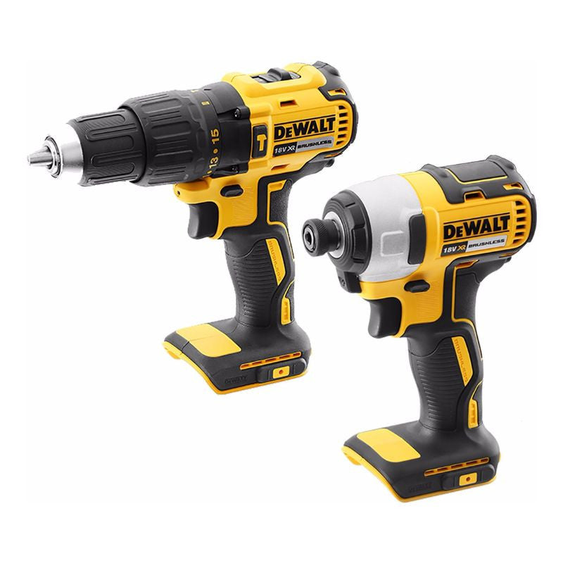 Pack 2 outils DWT DCK2060D2T-QW : Perceuse visseuse à percussion et visseuse à choc 18V Li-Ion avec coffret et 2 batteries 2,0 Ah